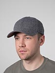 Бейсболка STETSON арт. 7720502 WOOLRICH (синий / бежевый)